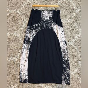 NWT Avivit-Yizhar Abstract Print Maxi Skirt One Size